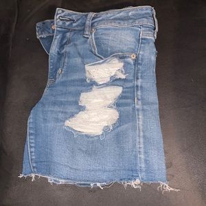 12 stretch midi American eagle shorts